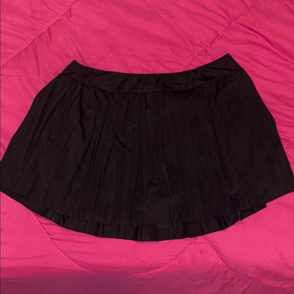 Fashion Nova Black Tennis Skirt
